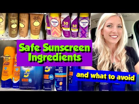 Safe Sunscreen Ingredients (& Sunscreen Ingredients You Want to Avoid)