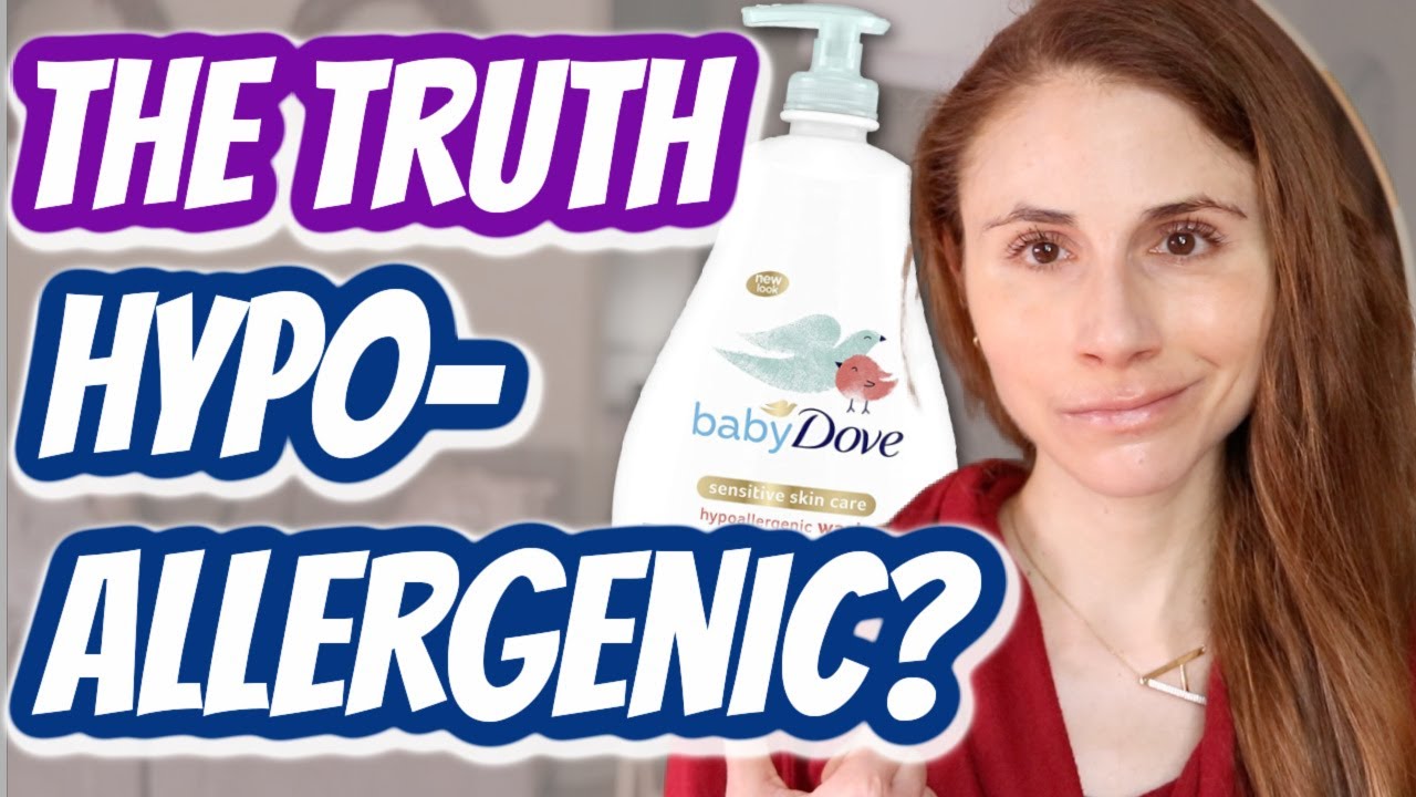 The TRUTH ABOUT HYPOALLERGENIC skin care products| Dr Dray