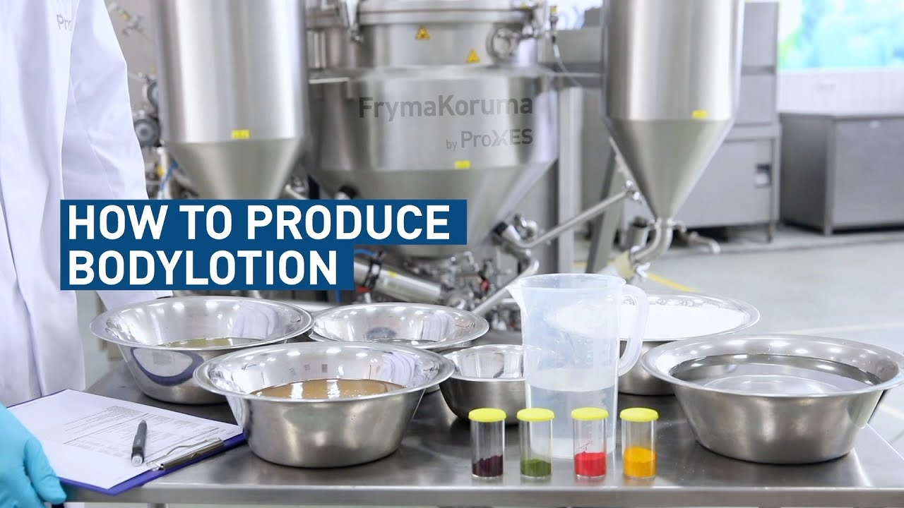 How to Produce Body Lotion | FrymaKoruma Dinex  | High Shear Emulsifier