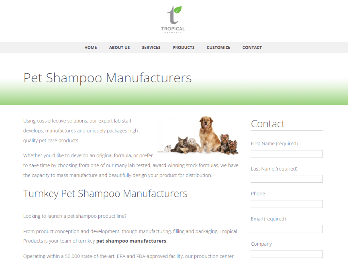 Top 10 Dog Shampoo Manufacturers Empowering your brand with our top