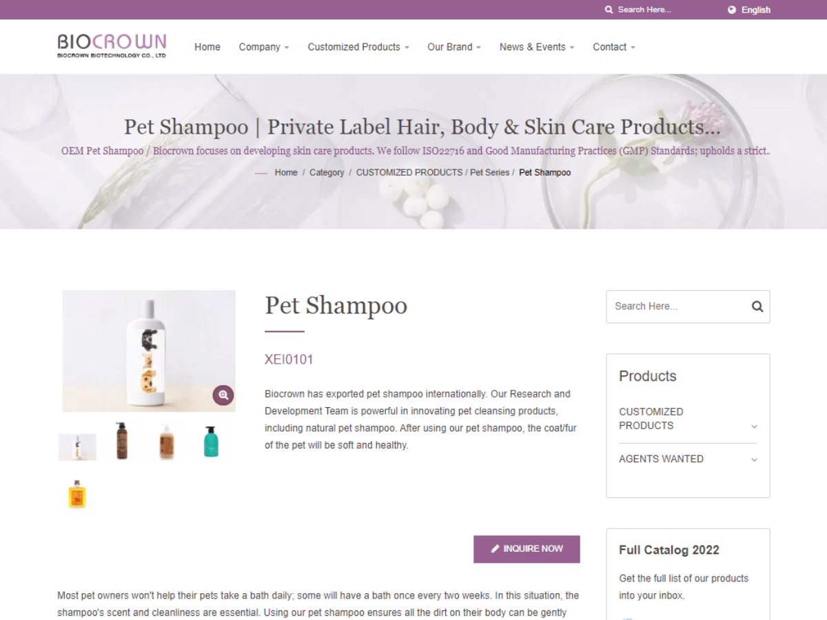 Top 10 Dog Shampoo Manufacturers Empowering your brand with our top