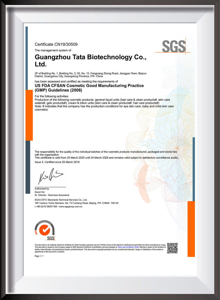 GMP-Certificate